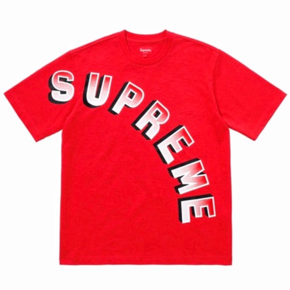 SUPREME | Red Logo Gradient T-Shirt